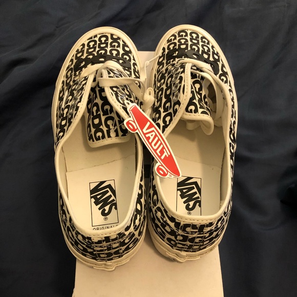 Comme des Garçons x OG Authentic LX ‘CDG Print - Blanc De Blanc’ worn once sz8.5 - Picture 3 of 10
